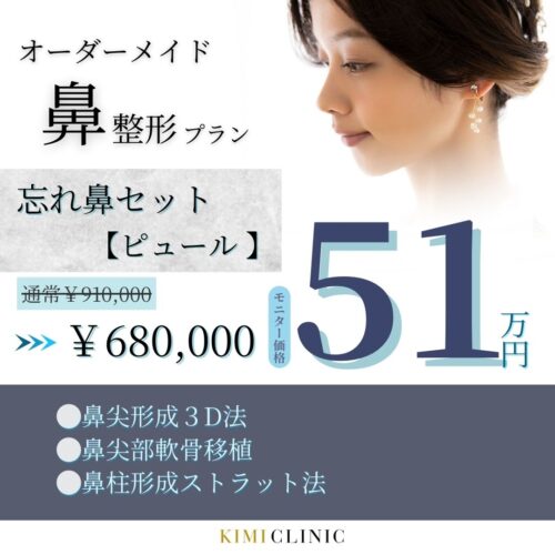 オーダーメイド     鼻整形セットプラン