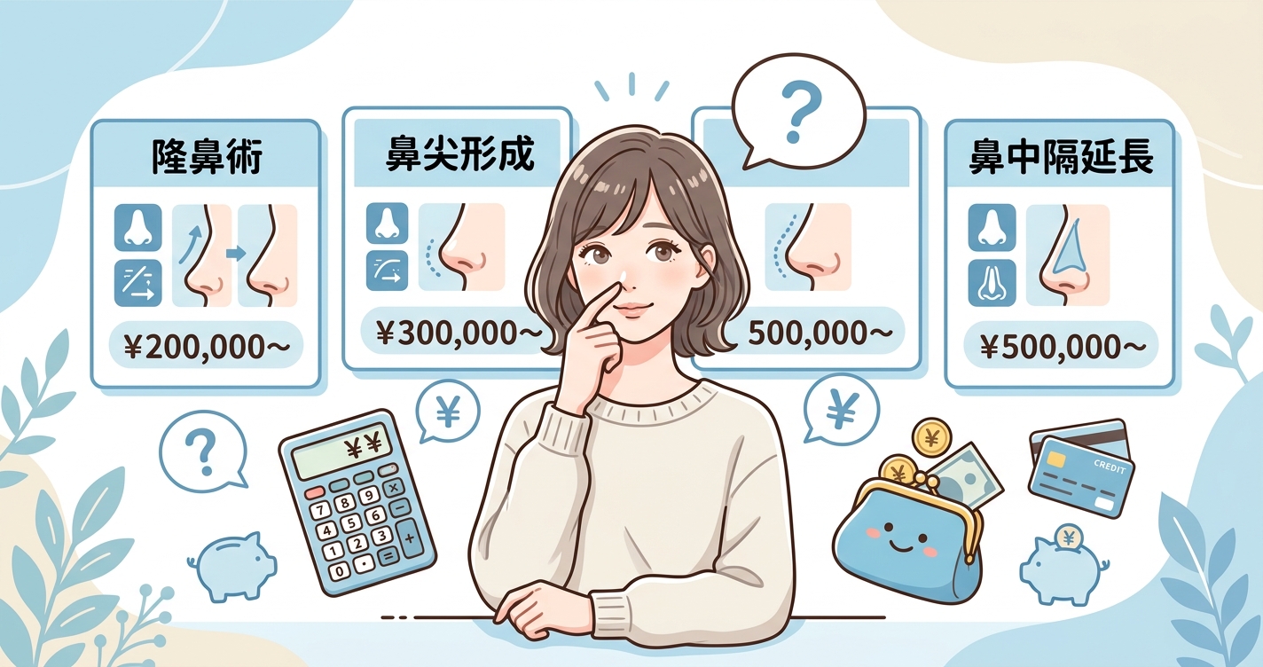 鼻整形の費用が不安な方へ｜術式別の相場と価格差の理由を徹底解説