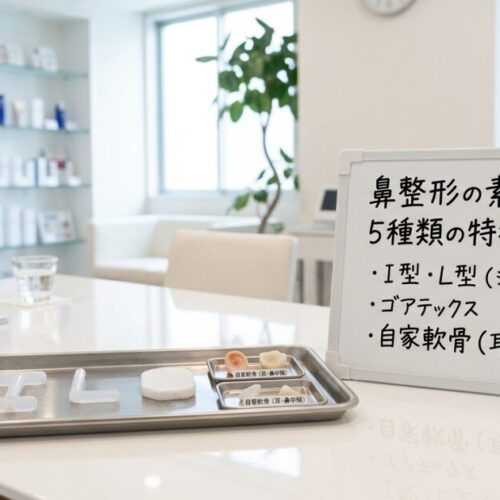 鼻整形に使う「素材」は何が正解？人工物から自家組織まで5種類の特徴とリスク