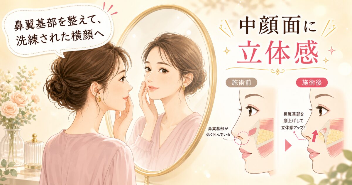 貴族手術がおすすめな人の特徴とは？中顔面の立体感を作るメリットとヒアルロン酸・鼻フルとの違いを解説