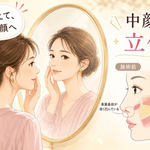 貴族手術がおすすめな人の特徴とは？中顔面の立体感を作るメリットとヒアルロン酸・鼻フルとの違いを解説