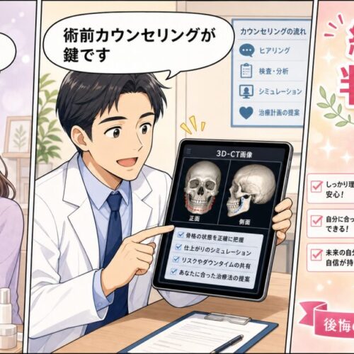 骨切り手術後に「後悔した」と感じるケースの共通点：術前カウンセリングで防げること