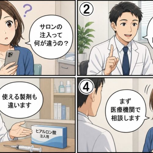 プチ整形注入は形成外科とサロンで何が違う？資格やリスクを解説