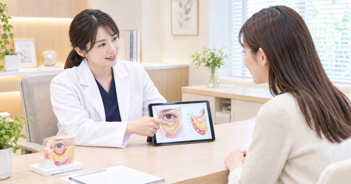 黒クマや目の下のふくらみが脱脂だけで悪化しやすい理由